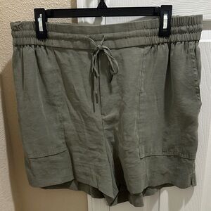 Olive Green Women's Shorts